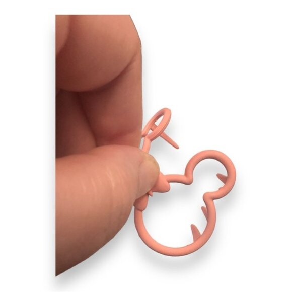 🆕 NWT Disney Minnie Mouse Pink Claw Hair Clip - Picture 6 of 6